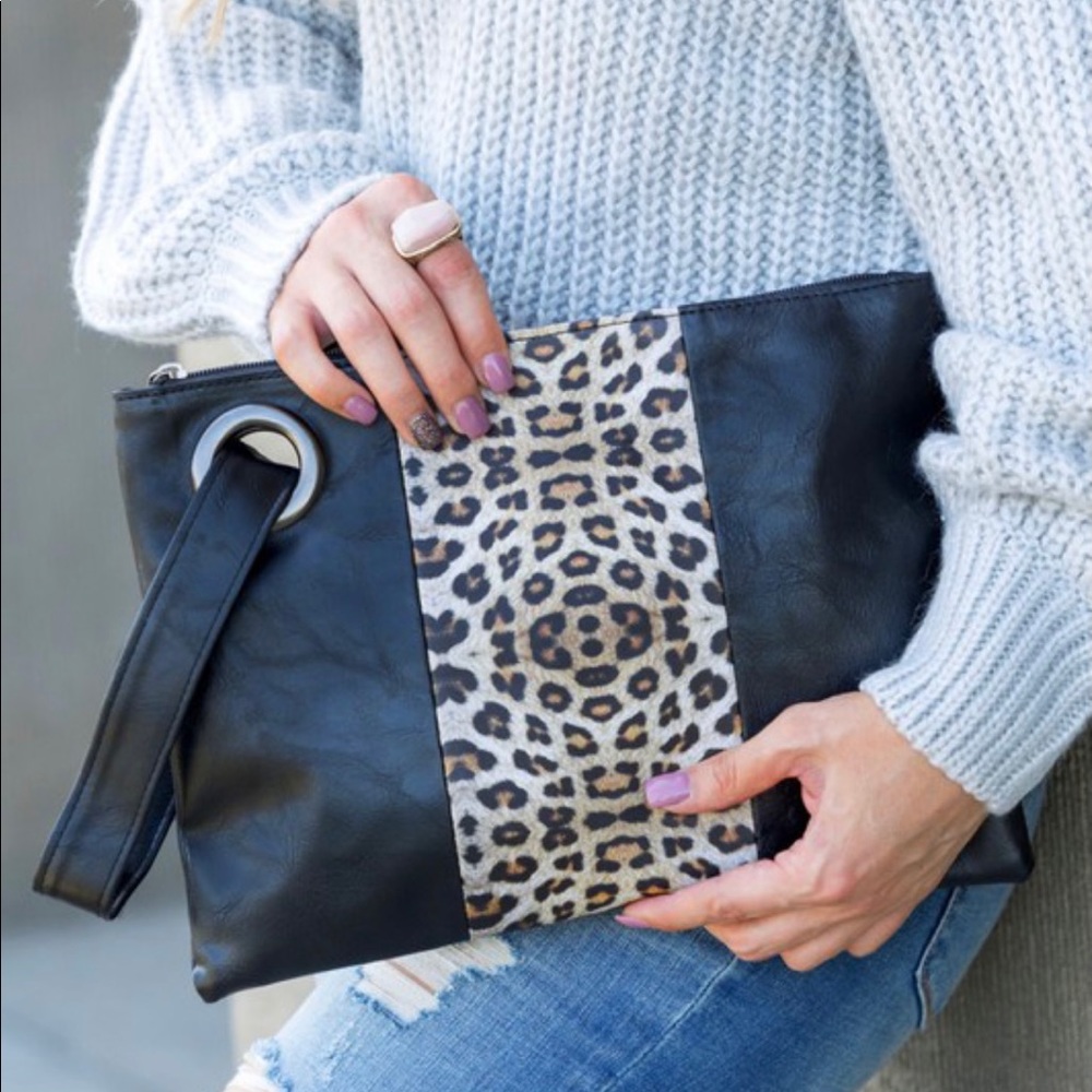 Leopard dual tone clutch - Picture 2 of 9